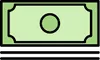 icon of a stack of money